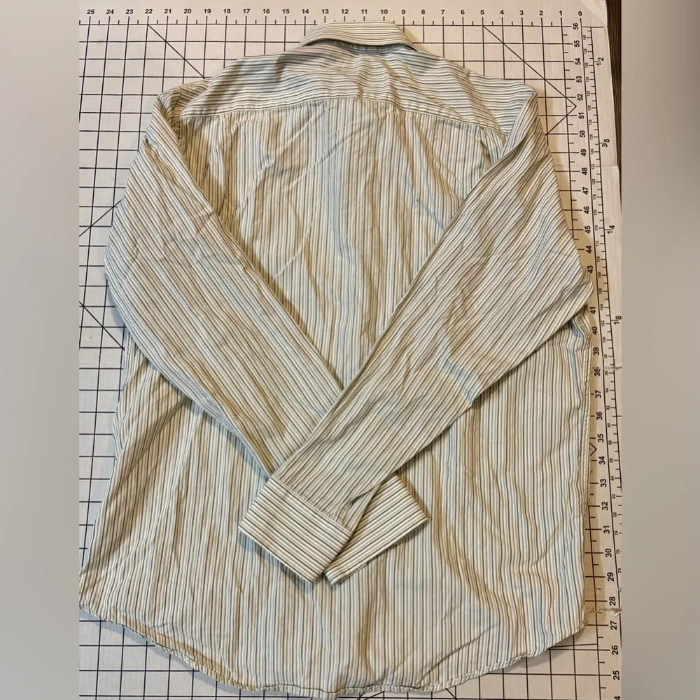 Banana Republic Men’s Medium 15-15.5 Striped‎ Button Down Shirt